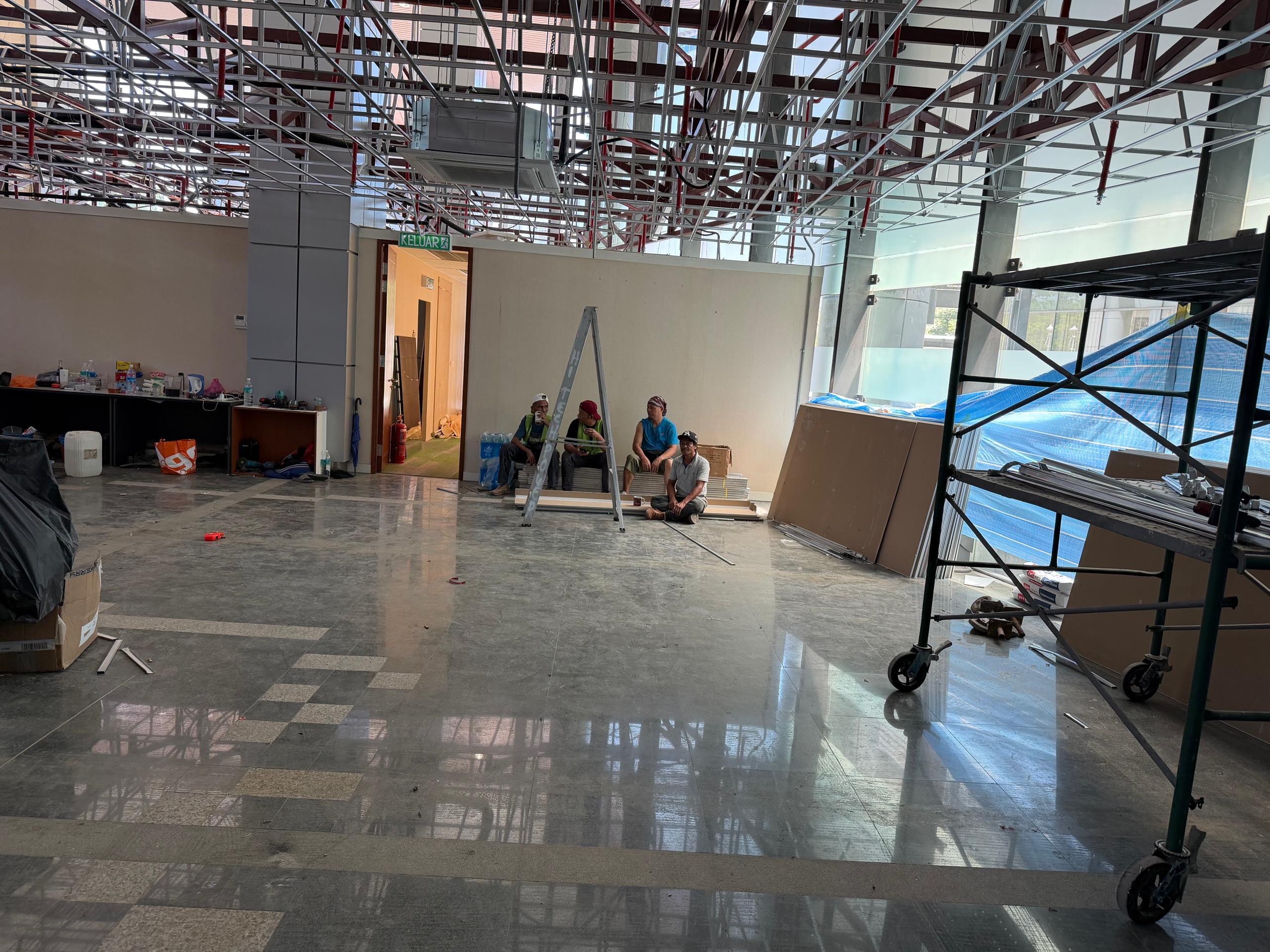 PETRA Malaysia – Custom Cabinetry, Commercial / office, Menara PETRA, Putrajaya before cabinetry installation, photo 4