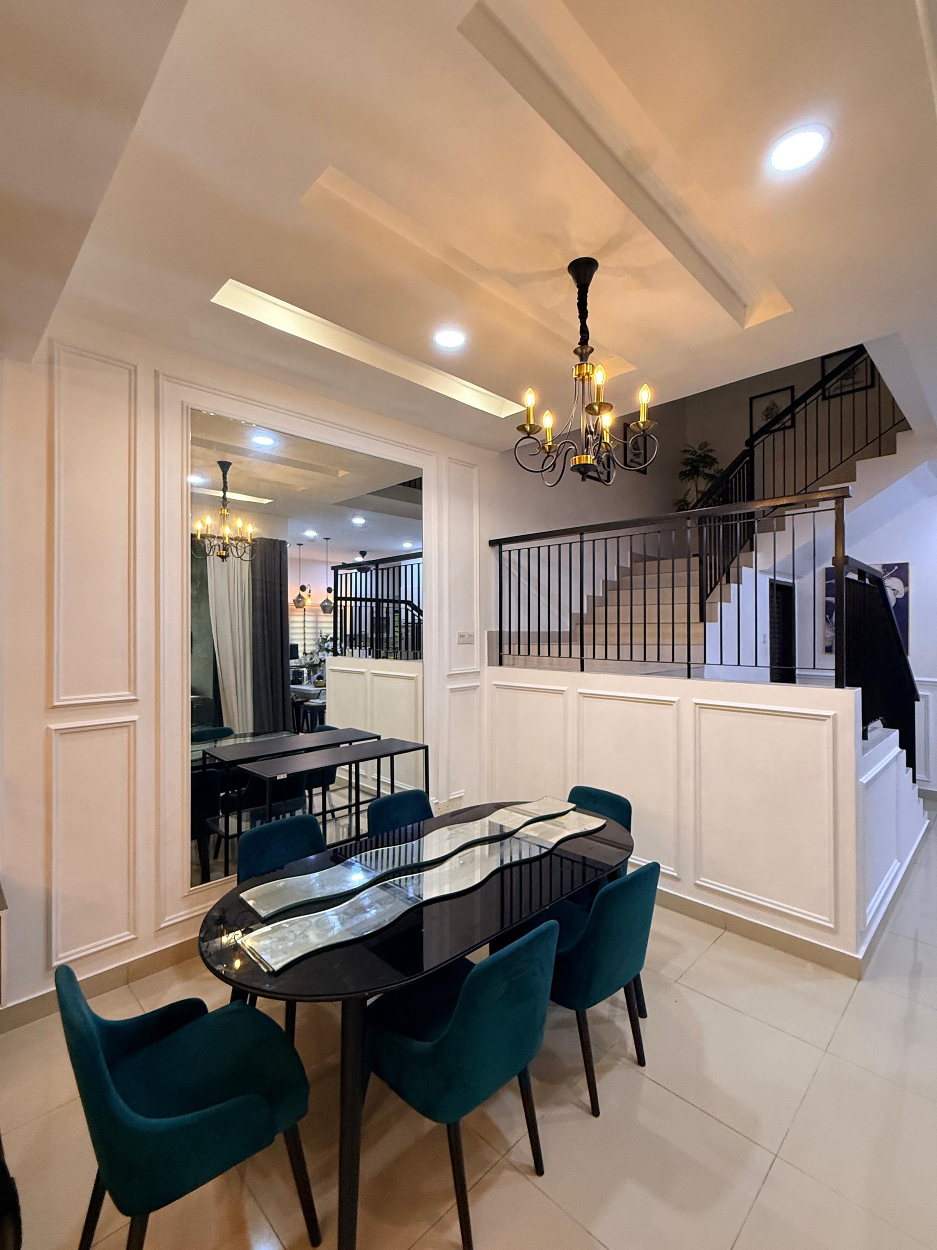 Cendana - Modern Living & Dining Feature Wall, Wall Decoration, Puncak Alam completed project, photo 6