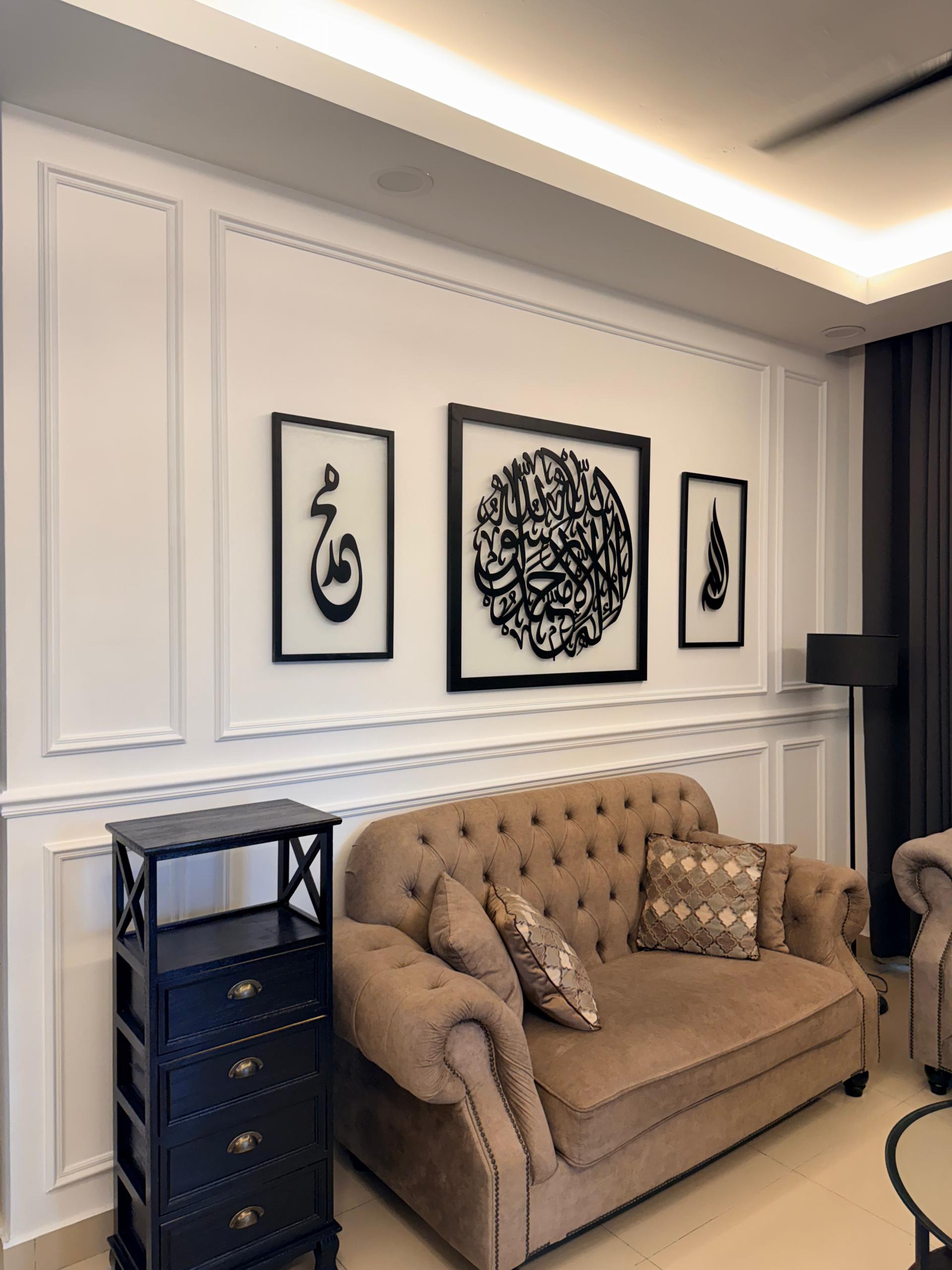 Cendana - Modern Living & Dining Feature Wall, Wall Decoration, Puncak Alam completed project, photo 5