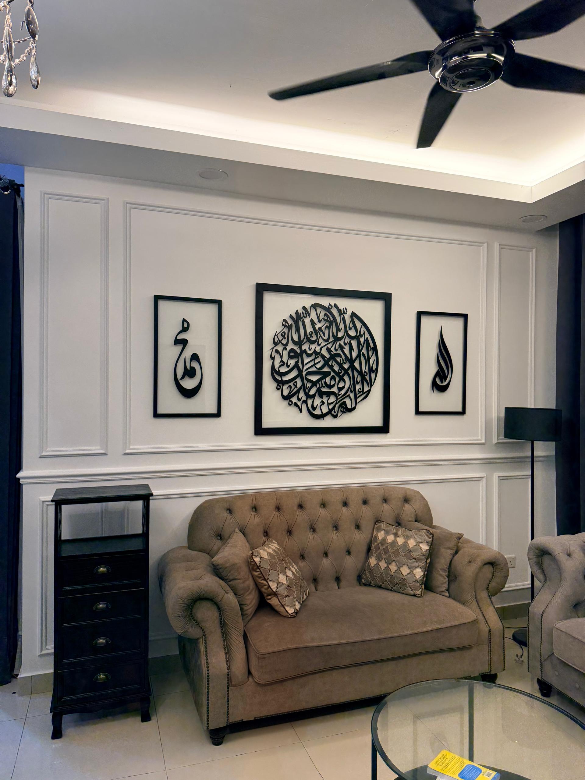 Cendana - Modern Living & Dining Feature Wall, Wall Decoration, Puncak Alam completed project, photo 3