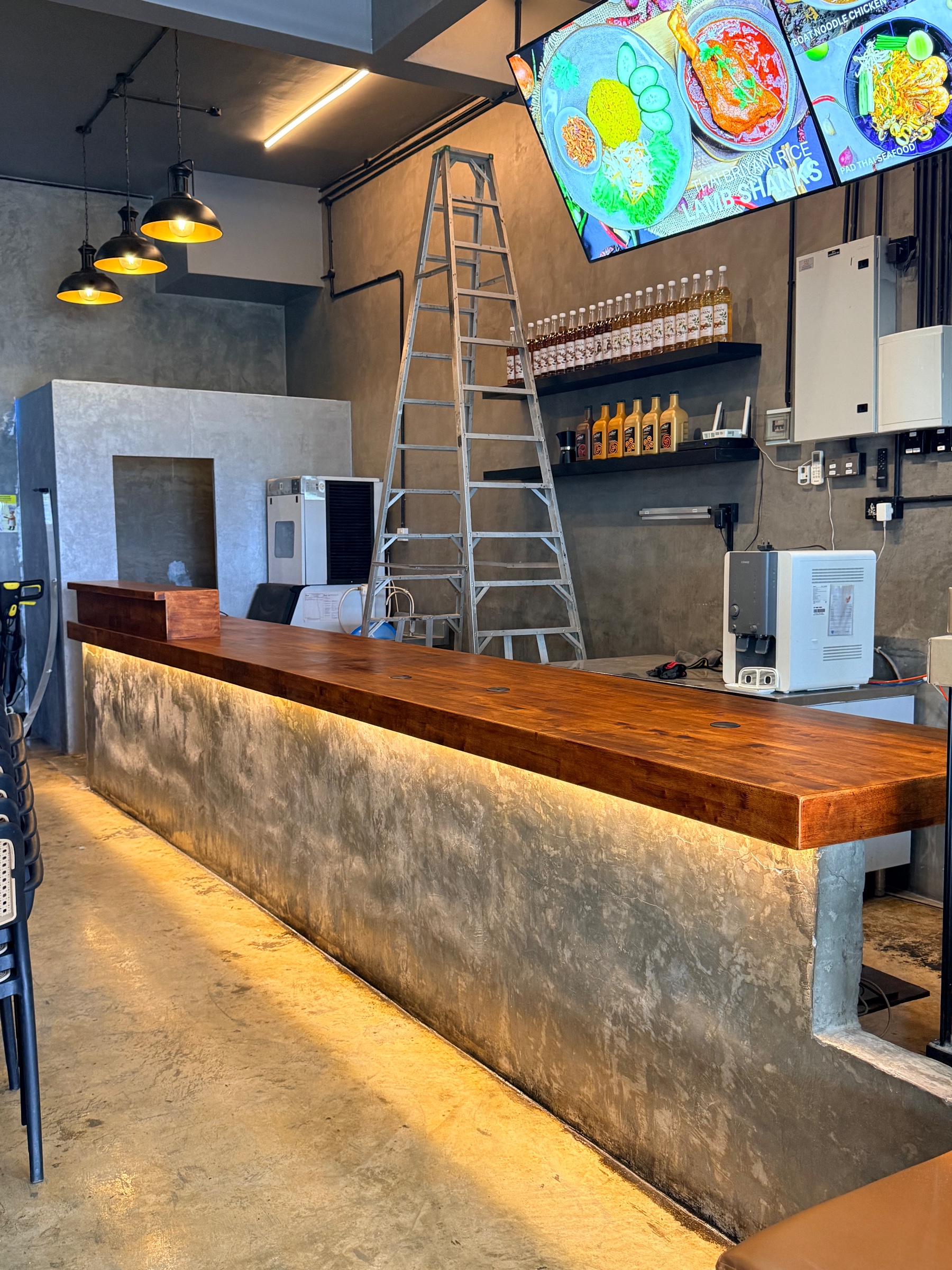 Founder 99 – Rubberwood Countertops (2 Outlets), Commercial / office, Puncak Alam completed project, photo 6